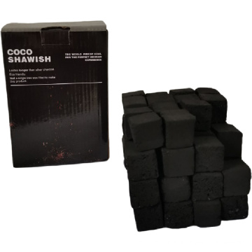 FireMax Less Ash Briquettes de noix de coco 100% naturelles et pures Narguilé Shisha Smokeles à combustion longue durée
